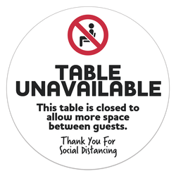 Stay Safe Floor Decals - Custom Design