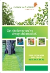 Lawn Mowing Service Postcard - 1