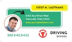 Driving School Business Card