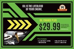 Oil Change Postcard - 1