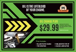Oil Change Postcard - 2