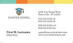 Charter School Business Card