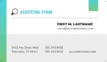 Auditing Firm Business Card