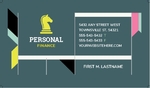 Personal Finance Business Card