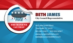 Political Candidate Business Card
