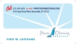 House Cleaning & Housekeeping Business Card
