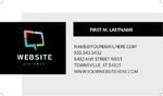 Website Designer Business Card