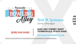 Bowling Business Card