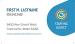 Staffing Agency Business Card
