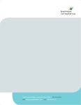 Small Business Consultant Letterhead