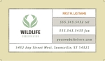 Nature & Wildlife Conservation Business Card