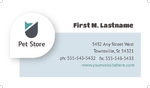 Pet Store Business Card