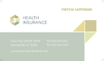 Health Insurance Business Card