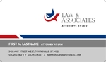 Legal & Government Services Business Card
