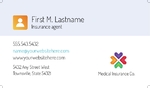 Medical Insurance Business Card