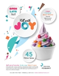 Frozen Yogurt Flyer