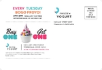 Frozen Yogurt Postcard - 2