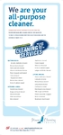 House Cleaning & Housekeeping Rack Card
