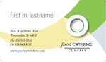 Food Catering - Business Card