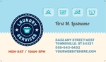 Laundry Services - Business Card