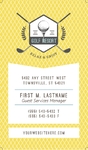 Golf Resort - Business Card