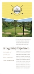 Golf Resort - Rack Card