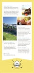 Golf Resort - Rack Card