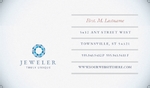 Jeweler & Jewelry Store - Business Card