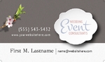 Wedding Planner - Business Card