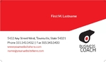 Business Executive Coach - Business Card