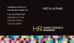 Human Resource Management - Business Card
