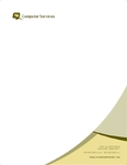 Computer Services & Consulting  - Letterhead