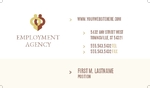 Employment Agency & Job Fair - Business Card