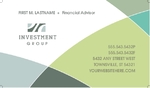 Financial Advisor - Business Card