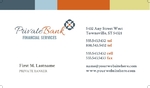Private Bank - Business Card