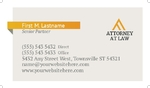 Legal Advocacy - Business Card
