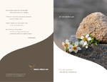 Memorial & Funeral Program - Brochure