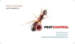 Pest Control - Business Card