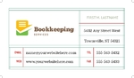 Bookkeeping Services - Business Card