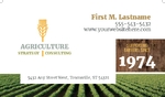 Farming & Agriculture - Business Card