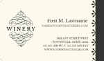 Vinyard & Winery - Business Card