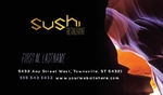 Sushi Restaurant - Business Card
