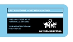 Animal Hospital - Business Card