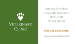 Veterinarian Clinic - Business Card