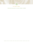 Florist Shop - Letterhead