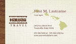 Hawaii Travel Vacation - Business Card