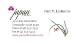Japan Travel - Business Card