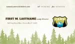 Nature Camping & Hiking - Business Card